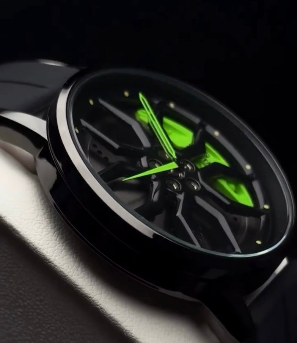 Alloy wheel watch