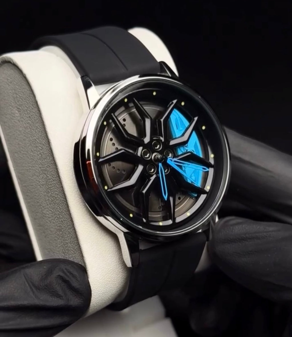 Alloy wheel watch