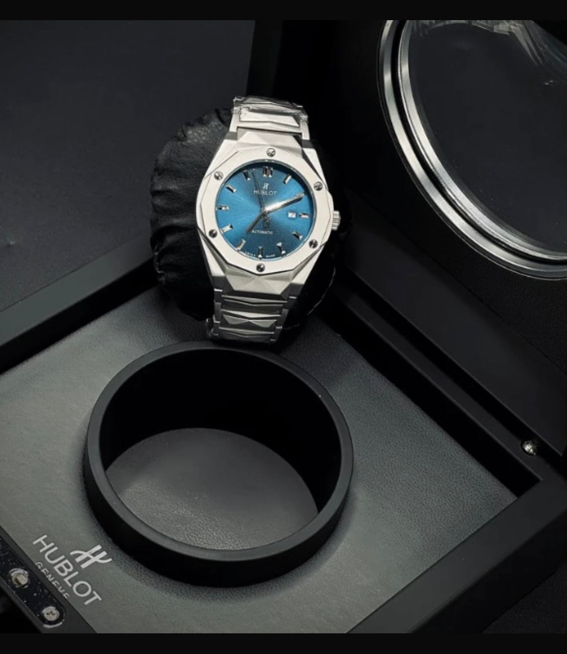 Hublot Cut Rotating Back (Swiss like)