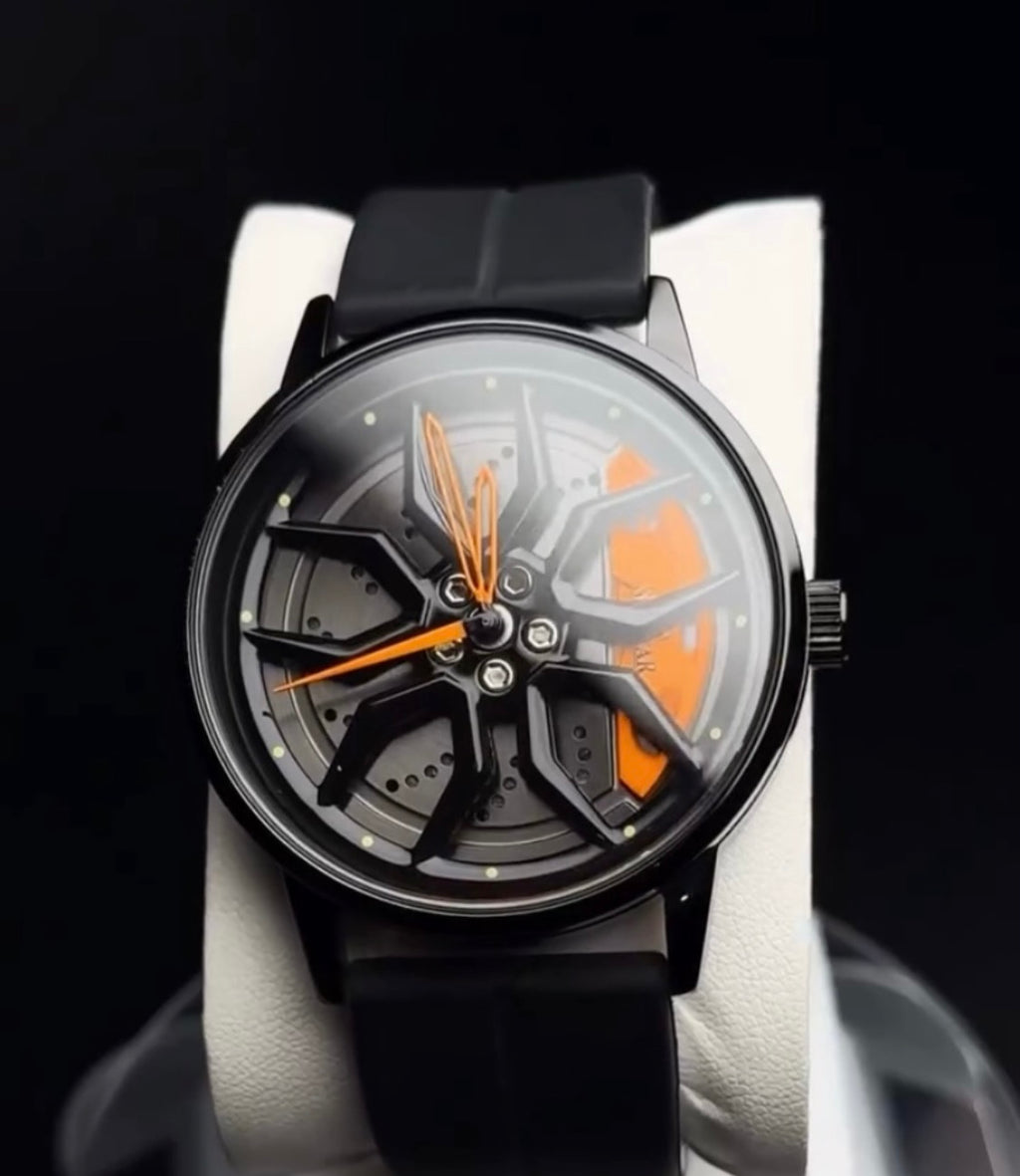 Alloy wheel watch