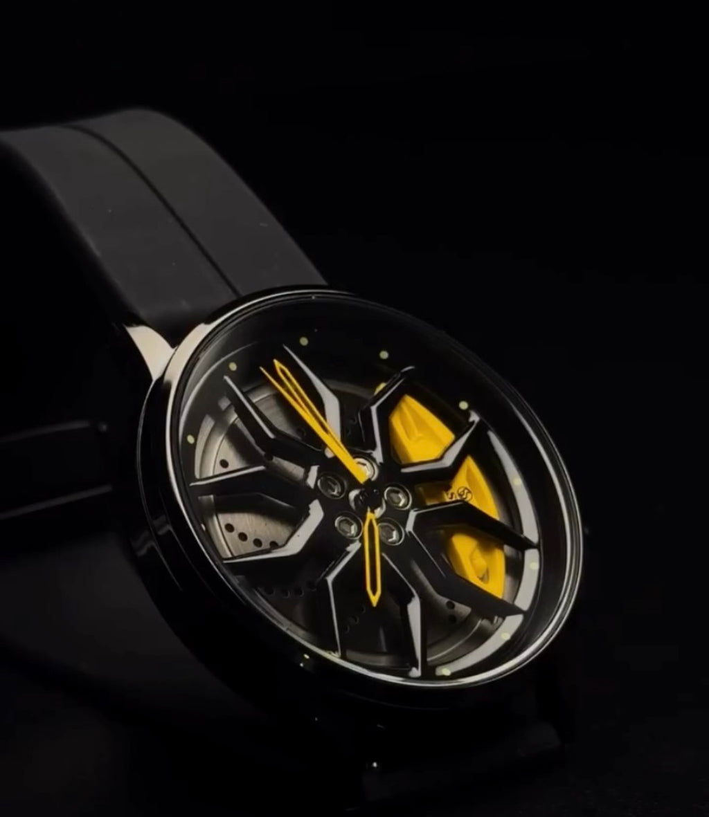 Alloy wheel watch